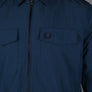 Fred Perry Zip Overshirt Tennis Blue