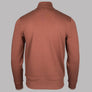 Fred Perry Half Zip Sweatshirt Whisky Brown/Porridge Marl