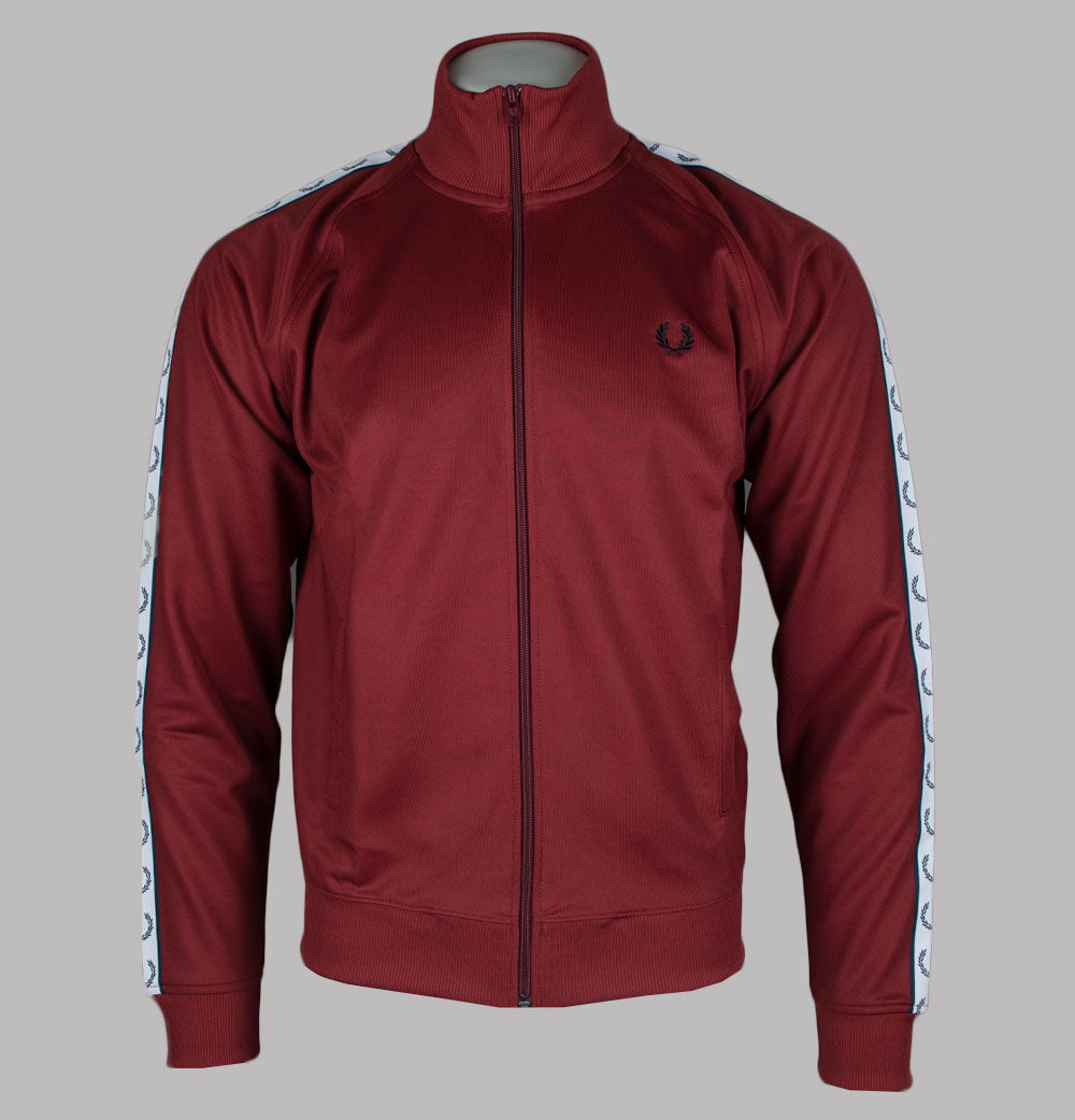 Fred Perry Taped Track Jacket Burnt Red – Bronx Clothing