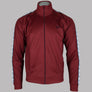 Fred Perry Taped Track Jacket Burnt Red