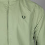 Fred Perry Taslan Hooded Shell Jacket Olive Mint