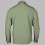 Fred Perry Zip Through Overshirt Olive Mint