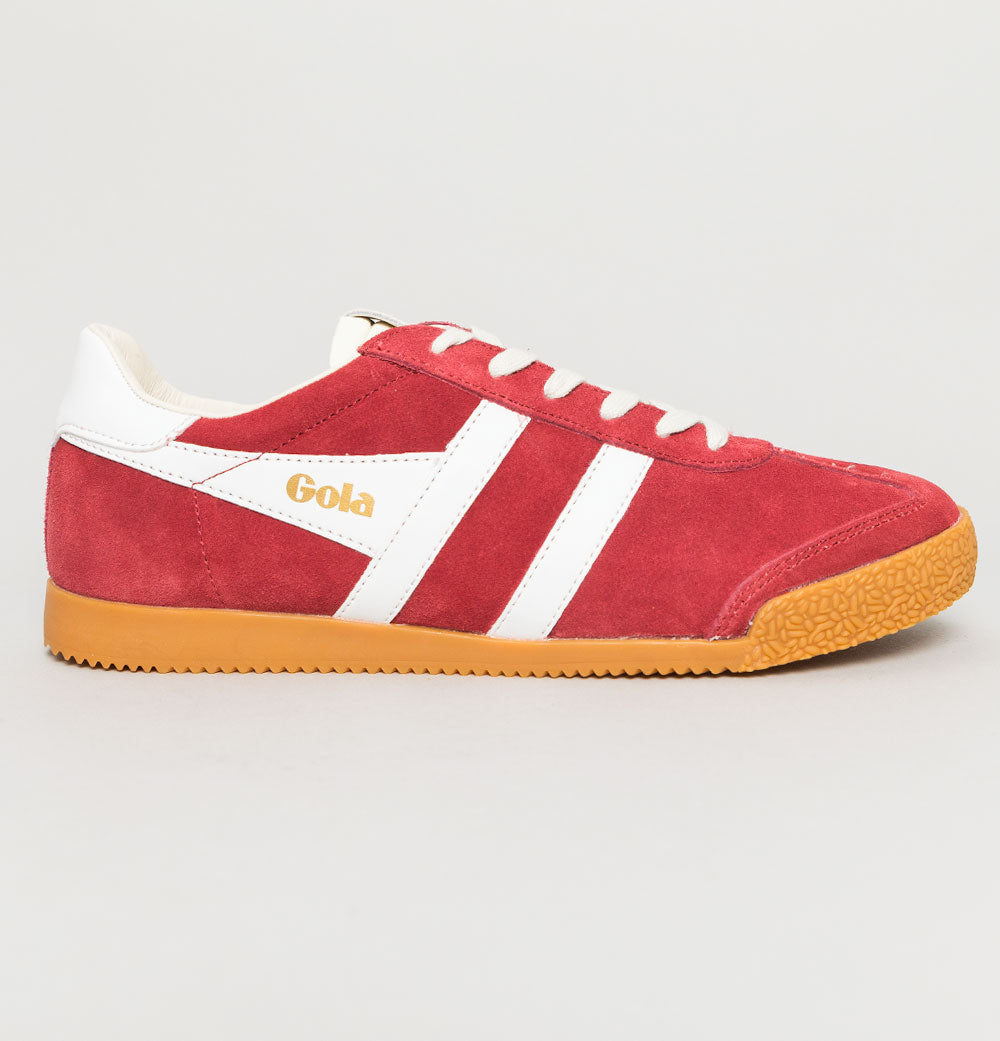 Gola Elan Trainers Deep Red White