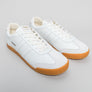 Gola Harrier Leather Trainers White/White/Gum