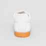 Gola Harrier Leather Trainers White/White/Gum
