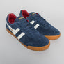 Gola Harrier Suede Trainers Navy/Off White/Deep Red