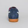 Gola Harrier Suede Trainers Navy/Off White/Deep Red