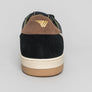 Gola Hawk Leather Trainers Black/Feather Grey/Otter