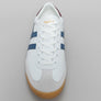 Gola Torpedo Leather Trainers White/Moonlight/Burgundy