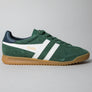Gola Torpedo Suede Trainers Evergreen/Off White/Navy