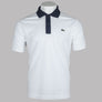 Lacoste Classic Fit Contrast Collar L.12.12 Polo Shirt White/Navy