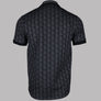 Lacoste Classic Fit Monogram Jacquard Polo Shirt Black