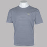 Lacoste Heavy Cotton Striped T-Shirt White/Navy Blue