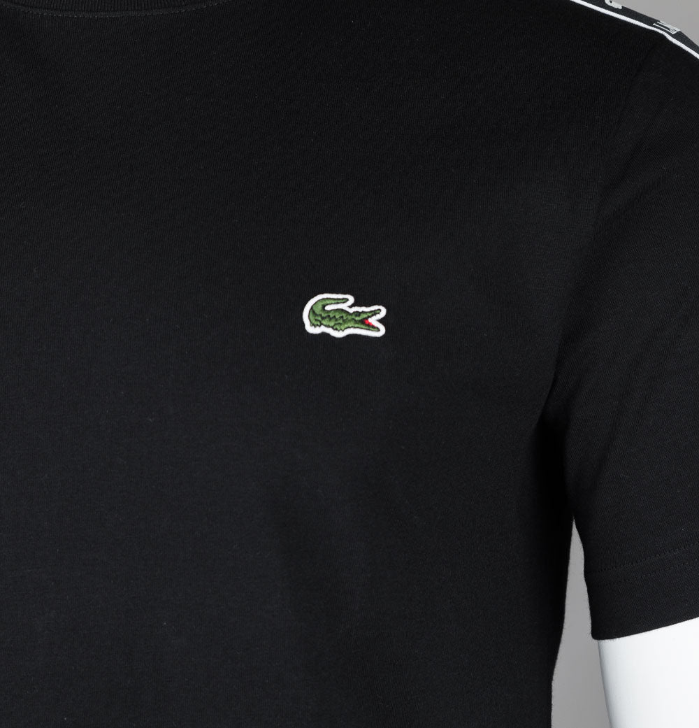 Lacoste logo black best sale