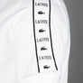 Lacoste Logo Stripe Cotton T-Shirt White