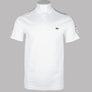 Lacoste Logo Stripe Cotton T-Shirt White