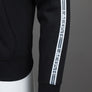 Lacoste Logo Stripe Full Zip Hoodie Black
