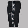 Lacoste Logo Stripe Jog Shorts Black