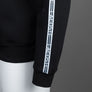 Lacoste Logo Stripe Sweatshirt Black