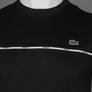 Lacoste Logo Trim T-Shirt Black