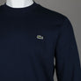 Lacoste Organic Brushed Cotton Sweatshirt Navy