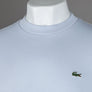 Lacoste Organic Brushed Cotton Sweatshirt Pale Blue