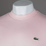 Lacoste Organic Brushed Cotton Sweatshirt Pink