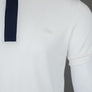 Lacoste Paris Regular Fit Contrast Neck Polo Shirt White