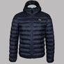 Lacoste Quilted Hooded Short Jacket Navy