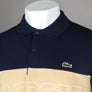 Lacoste Regular Fit Chest Panel Polo Shirt Navy