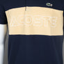 Lacoste Regular Fit Chest Panel Polo Shirt Navy