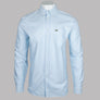 Lacoste Regular Fit Cotton Oxford Shirt Overview Blue