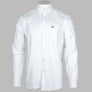 Lacoste Regular Fit Cotton Oxford Shirt White
