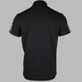 Lacoste Regular Fit Stretch Pique Logo Stripe Polo Shirt Black