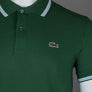 Lacoste Regular Fit Trim Accent Polo Shirt Pine Green