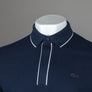 Lacoste Smart Paris Piping Polo Shirt Navy