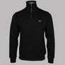 Lacoste Zip Up High Neck Interlock Sweatshirt Black