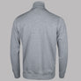 Lacoste Zip Up High Neck Interlock Sweatshirt Grey