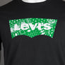 Levi's® Graphic Crew Neck T-Shirt Filled BW Caviar