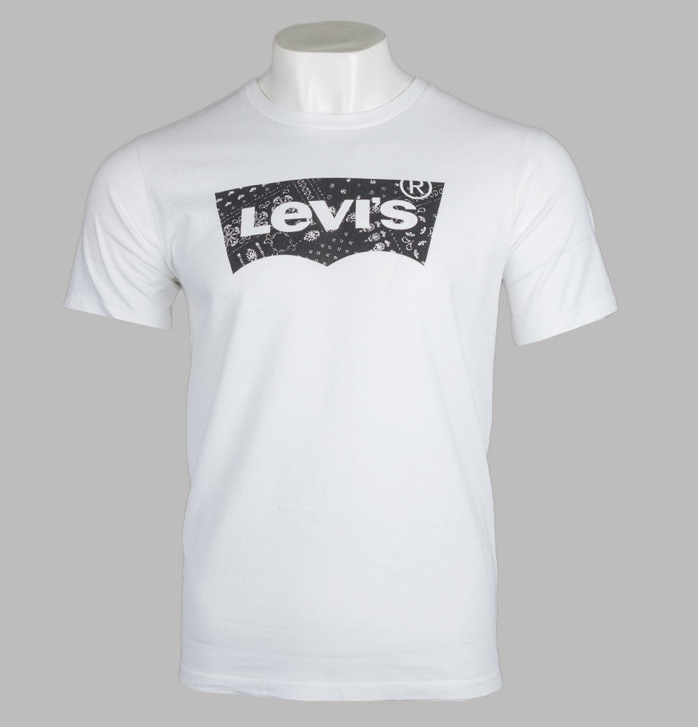 Levi's® Graphic Crew Neck T-Shirt Filled BW White – Bronx Clothing