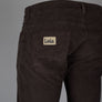 Lois Sierra Fine Needle Cords Dark Brown