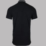 Ma.Strum Block Tipped Polo Shirt Jet Black