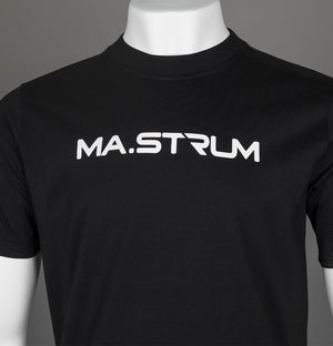 Ma.Strum Chest Print T-Shirt Jet Black