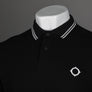 Ma.Strum Double Tipped LS Polo Shirt Black