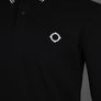 Ma.Strum Double Tipped LS Polo Shirt Black