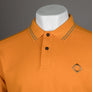 Ma.Strum Double Tipped SS Polo Shirt Flame