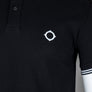 Ma.Strum Double Tipped SS Polo Shirt Jet Black