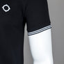 Ma.Strum Double Tipped SS Polo Shirt Jet Black