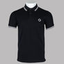 Ma.Strum Double Tipped SS Polo Shirt Jet Black
