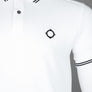 Ma.Strum Double Tipped SS Polo Shirt Optic White